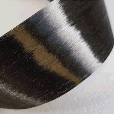 Binderfixierte Tapes werden zu extrem leichten FVK verarbeitet © ITA/RWTH Aachen