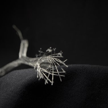 Hightex für die Medizin - Ein textiles Blutgefäß (hier: Stent).