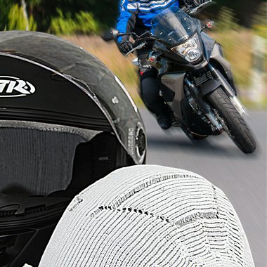 Einteiliges 3D-Abstandsflachgestrick mit integrierten Belüftungskanälen zur Verbesserung des Tragekomforts von Dämpfungsstrukturen