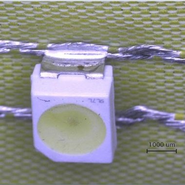 SMD- LED auf textilen Trägermaterial