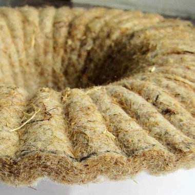 Drapierprobe mit Wellenbildung